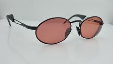 Vintage TFS Black Oval Sunglasses FRAMES ONLY