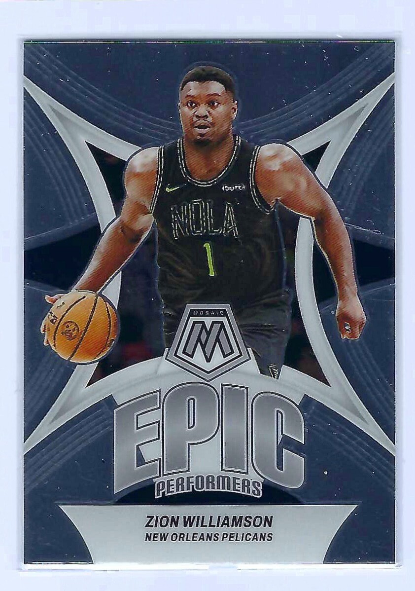 2023-24 Mosaic Epic Performers Zion Williamson #10 Pelicans E085 - Main Image