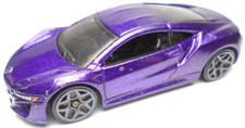 2022 Hot Wheels 17 Acura Nsx Purple 164 Diecast 2 58 Car With Gray Rims