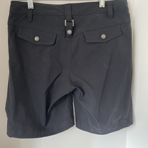 Pantalones Cortos de Senderismo Athleta Para Mujer Negros Talla 2 Bermudas Nylon Informales Bolsillo con Cremallera - Imagen 4 de 8