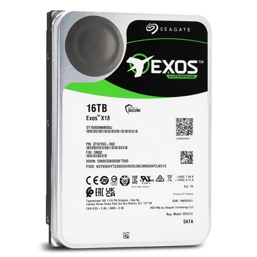 Seagate Exos 16TB ST16000NM000J Enterprise HDD SATA 6Gb/s Interne Festplatte - Bild 5 von 5