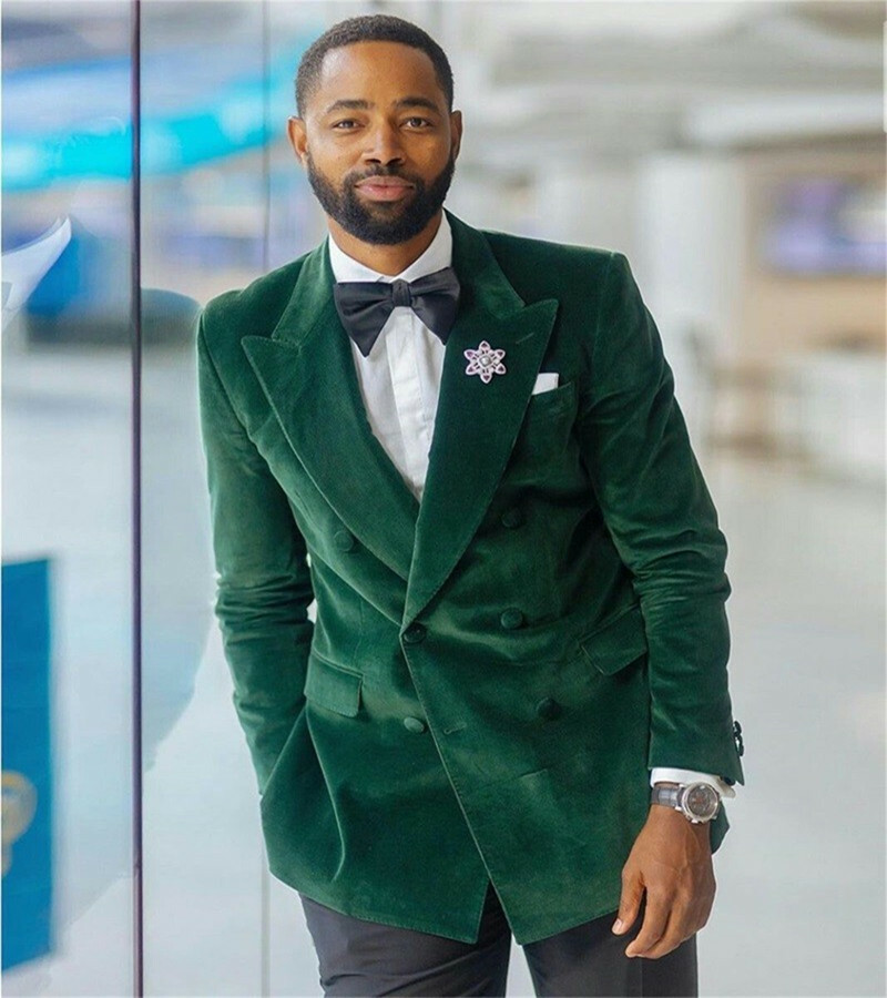 Emerald Green Mens Velvet Green Blazer Velvet Tuxedo Jacket Blazer