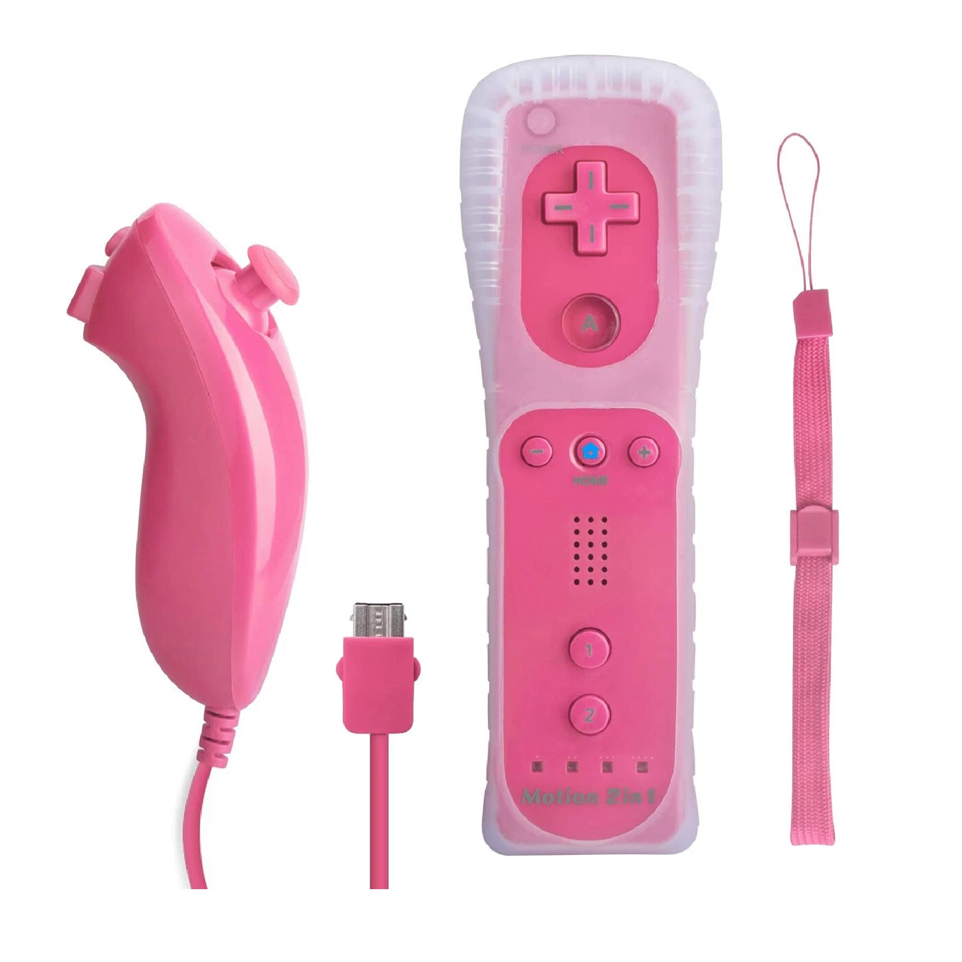 Remote + Nunchuck ( HOT PINK)