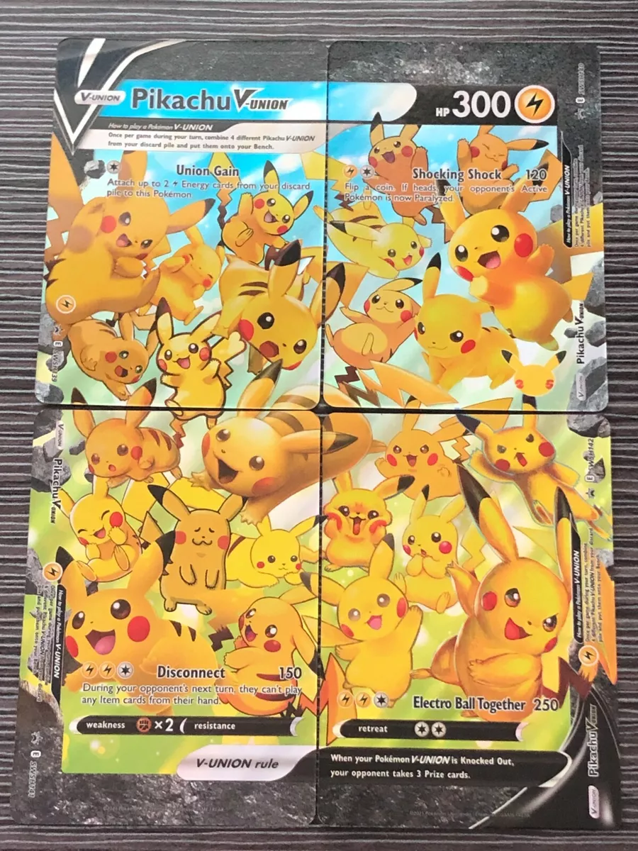 Pikachu V-União (Oversize) / Pikachu V-Union (Oversize) (SWSH139-O/71), Busca de Cards