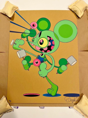 Dalek - James Marshall - (Space Monkey) - Signed Artist Proof (AP) Print - 18x24