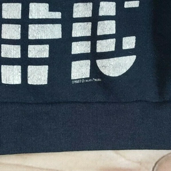 Sudadera De Colección 1987 Para Niños/Mujeres Océano Negro Pacífico Surf/Patineta Talla M Foto 2 de 4