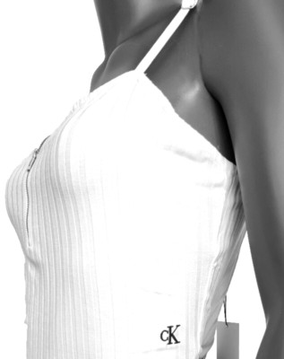 Calvin Klein BodyTop Stringbody Ripptop Zipper Gr.2XL