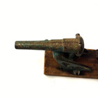 Vintage Cast Iron cap  toy Cannon — photo 4