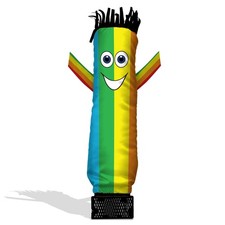 Mini Air Dancers Inflatable Tube Man Set Desktop Size, Rainbow