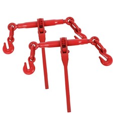 2 Pack Chain Binder, 5/16 to 3/8 Inch Chain Binder, Ratchet Binder with 5400LBS