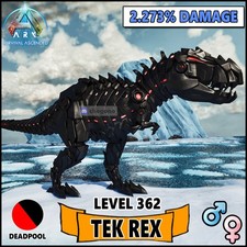 Ark Survival Ascended PC/PS5/XBOX Official PVE TOP Deadpool TEK REX 2273 Damage