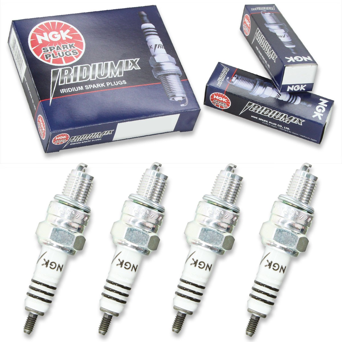 4pcs Lifan LF125ST-A NGK Iridium IX Spark Plugs 125 Kit Set Engine ks