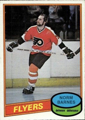 1980-81 O-Pee-Chee SET BREAK #308 Norm Barnes RC Rookie NMMT