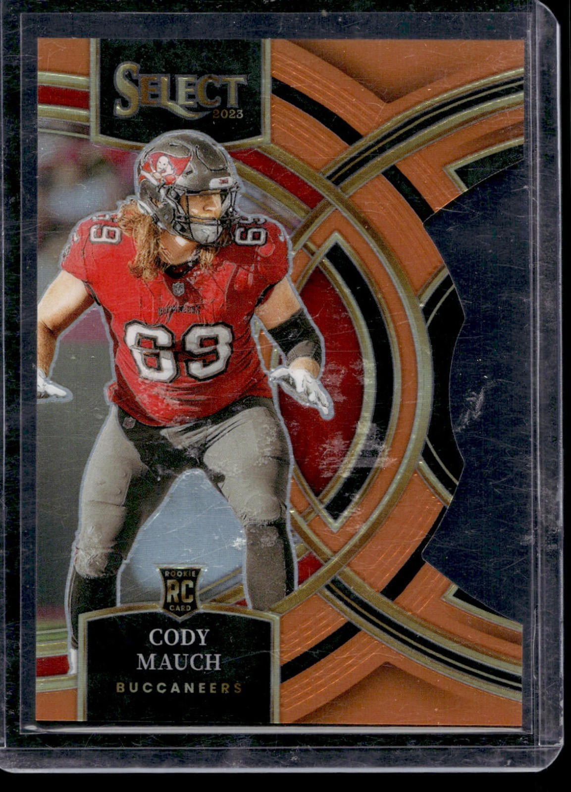 Cody Mauch Panini Select #133 Die-Cut Orange