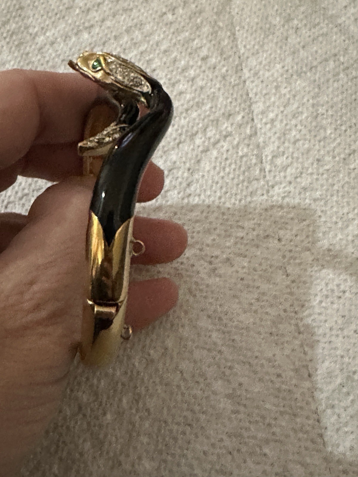 Panetta Signed snake Bangle - image 8