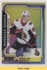 2018 O-Pee-Chee Platinum Marquee Rookies Rainbow Color Wheel Max Lajoie READ q2l