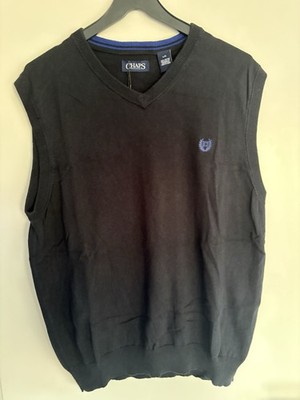   CHAPS Herren Pullunder / Strickweste Dunkelblau   Gr. L   Top Zustand  