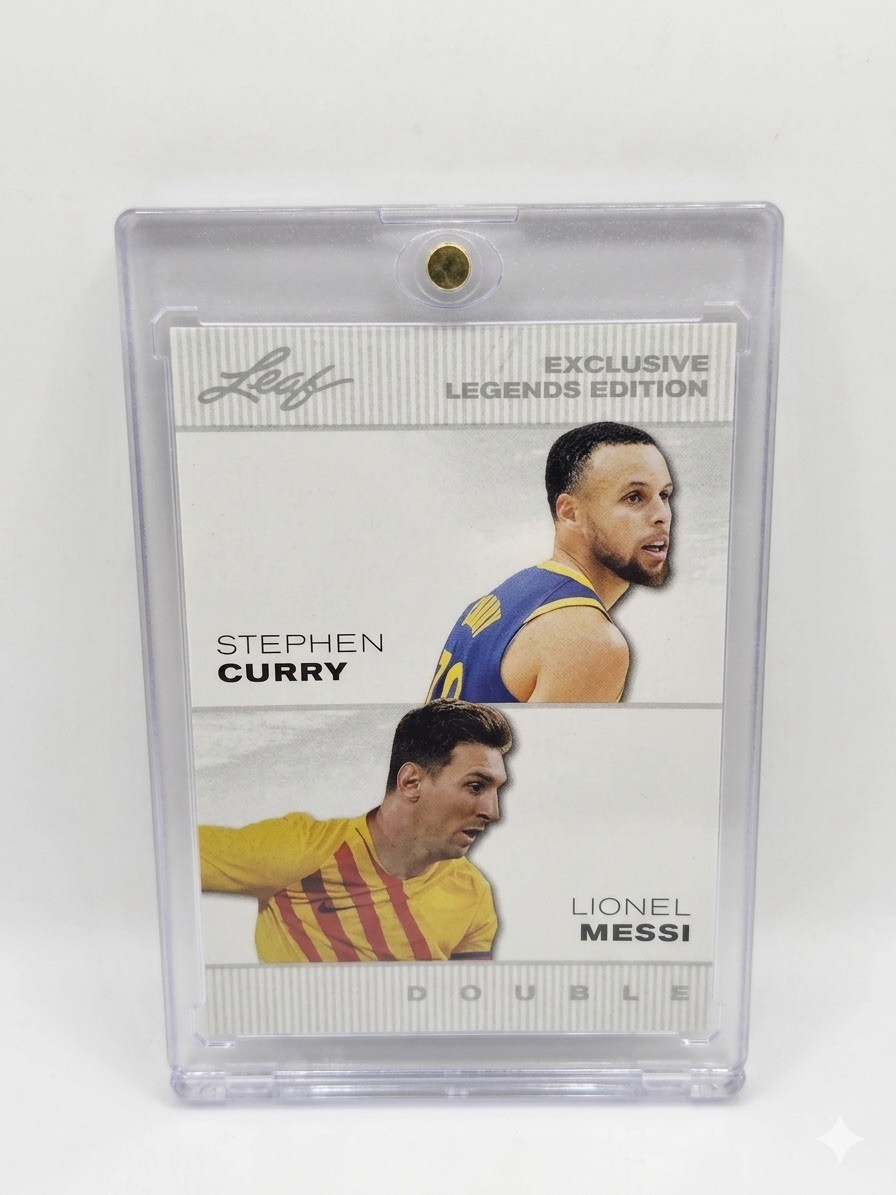Leaf Exclusive Legends Edition Double Stephen Curry Lionel Messi #ELE-32