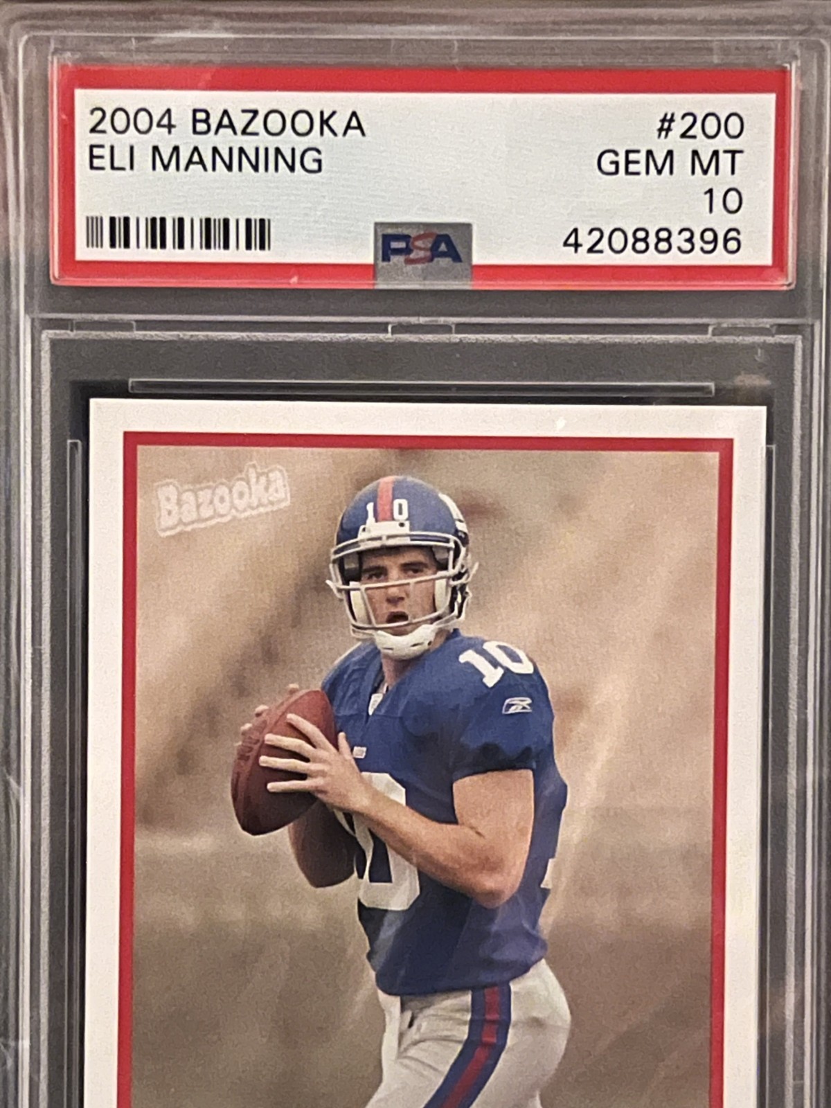 Eli Manning Bazooka #200 Base
