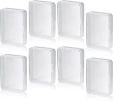 Clear Plastic Playing Card Boxes Snaps Closed Poker Gaming Playing Card Deck Cas