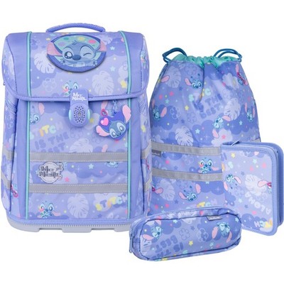 McNeill Schulranzen Stitch Set 5 Teilig Perfecto Disney Ranzen Mädchen Junge