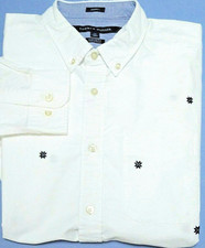 TOMMY HILFIGER Men's New Long Sleeve Shirt Custom Fit size Large