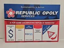 Republic Services OPOLY Custom Monopoly Game ...