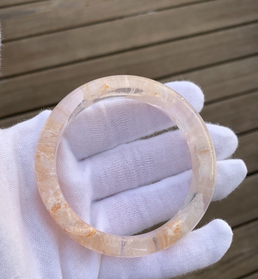 Snowflake Ghost Crystal Bangle - image 4