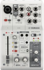 Yamaha Live Streaming Mixer 3 Channel White AG03MK2 W