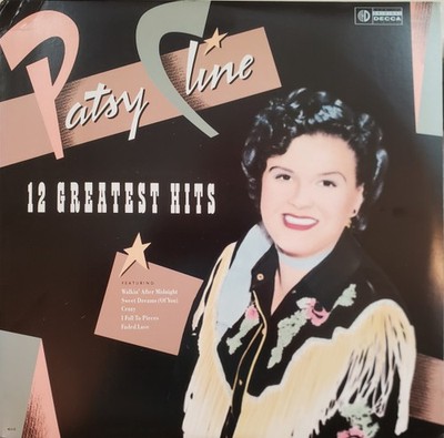 Patsy Cline - 12 Greatest Hits (LP, Comp, Club, RE, CRC) (Very Good Plus (VG+))