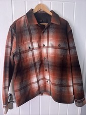 Mens F&F Burnt Orange Shacket Size XL