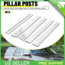 For 1997-2017 Lincoln Navigatorford Expedition Chrome Pillar Door Post Trim 6pc