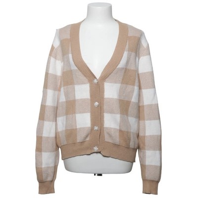 Sisters Point, Strickjacke, Damen, Größe: L, model: lawa-ca, Beige/Weiß #0NF