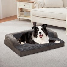 WINDRACING Orthopedic Dog Beds Large Sized Dog, Waterproof Memory Foam Pet Be...