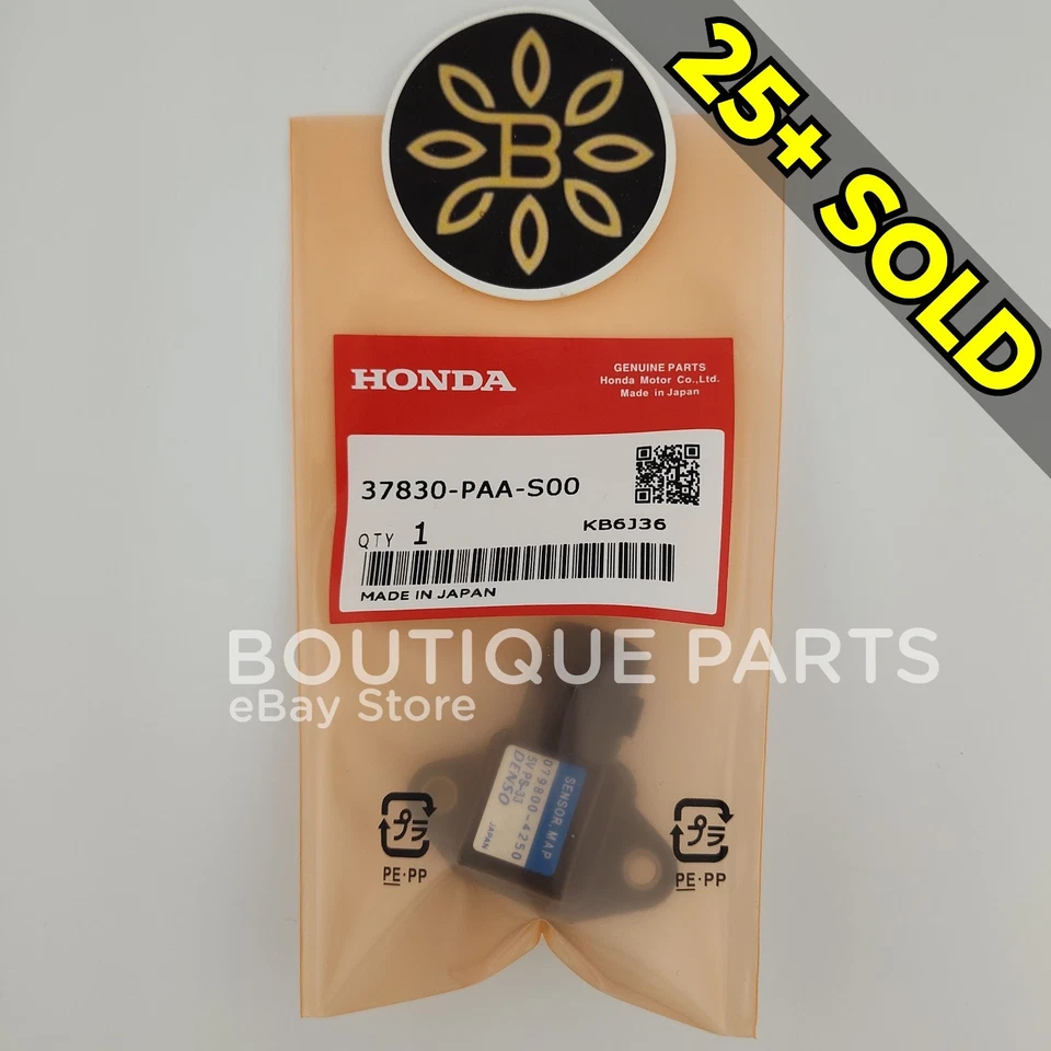 原始设备制造商正品适用于本田 MAP 传感器日本电装 37830-PAA-S00 歧管气压 — 第 3/4 张图片