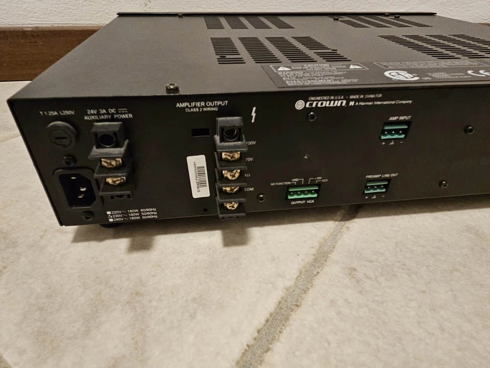 Amplificatore CROWN 80W - Immagine 3 di 4