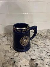 SAN DIEGO STATE COLLEGE UNIVERSITY, Ceramic Beer Mug Stein USA WC Bunting Blue