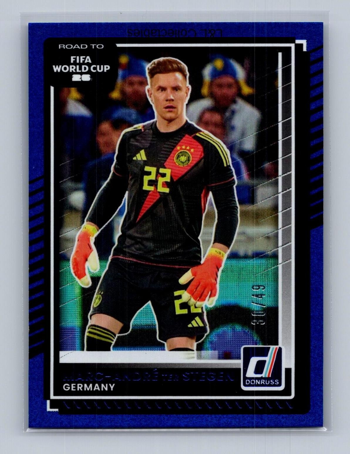 2025-26 Donruss Road to FIFA World Cup #41 Marc-Andre ter Stegen Blue #/49