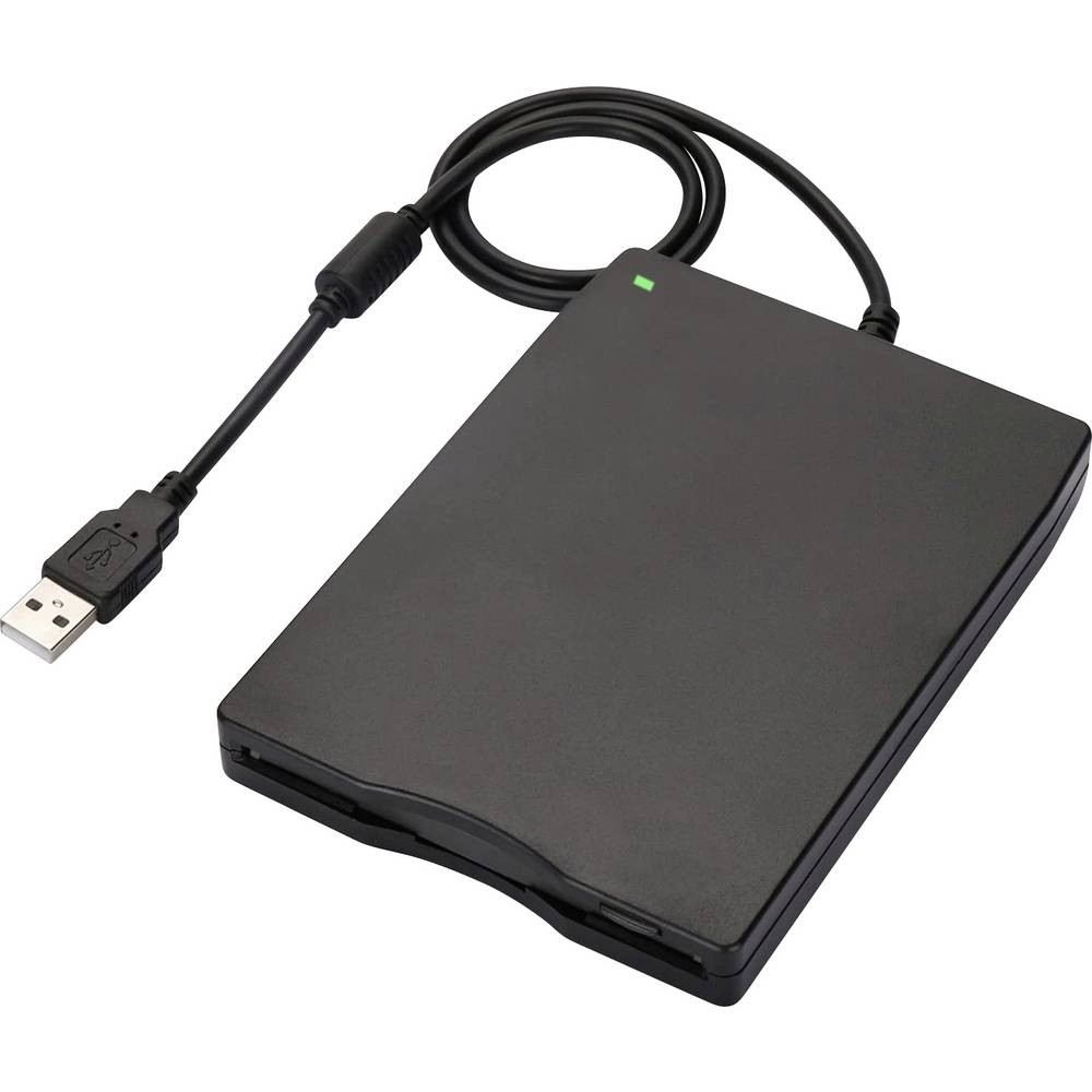 Lecteur de disquette externe USB 2.0 Xlyne noir pour PC et portable