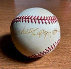 Negro Leagues P-OF VERDELL “LEFTY” MATHIS (dec. ‘98)  Autographed A.L. Baseball
