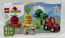 LEGO DUPLO Fruit and Vegetable Tractor Toy 10982 Stacking and Color Sorting