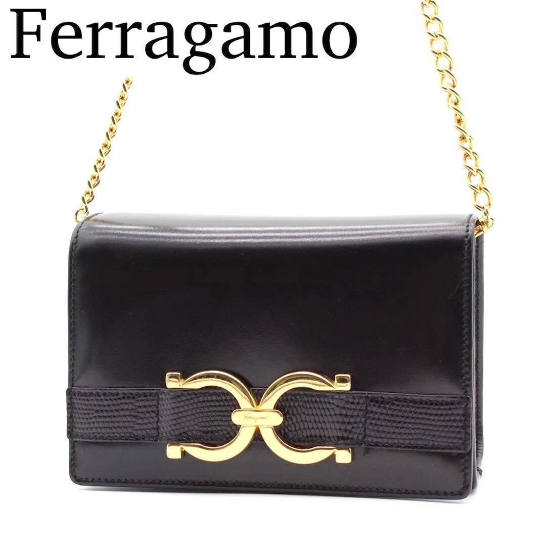Salvatore Ferragamo Gold Bags & Handbags for Women for sale | eBay
