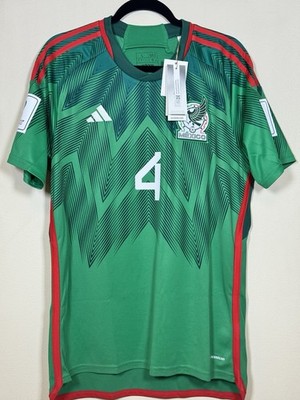 Adidas Mexico 2022 Home Jersey  Edson Álvarez #4  - HD6899 - Large