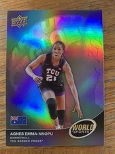 2024 upper deck world of sports ‘Around The Globe’ Agnes Emma-Nnopu #ATG-AE