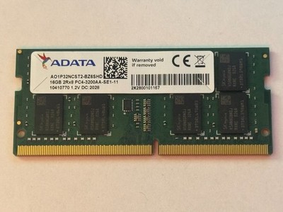 ADATA 16GB 2RX8 PC4-3200AA-SE1 SODIMM Memory RAM  Tested Good