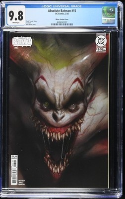 Absolute Batman #15 Ben Oliver Cardstock Variant Cover (DC Comics 2026) CGC 9.8