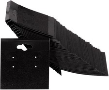 100x Earring Holder Cards Display Velvet for Jewelry Ear Studs Selling 2 x 2"