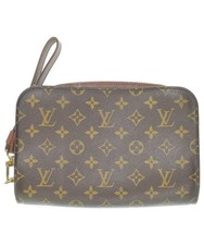 LOUIS VUITTON Clutch Bag Brown 2200685031995