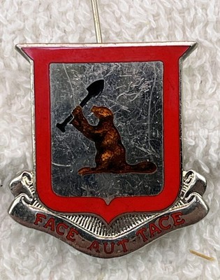 Original:  969th  Engineer Bn.  DI / DUI / crest  PB   101825    75