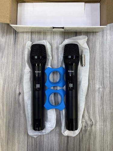 Bietrun WXM02 UHF Dual Wireless Microphone System, Brand New - Picture 6 of 13